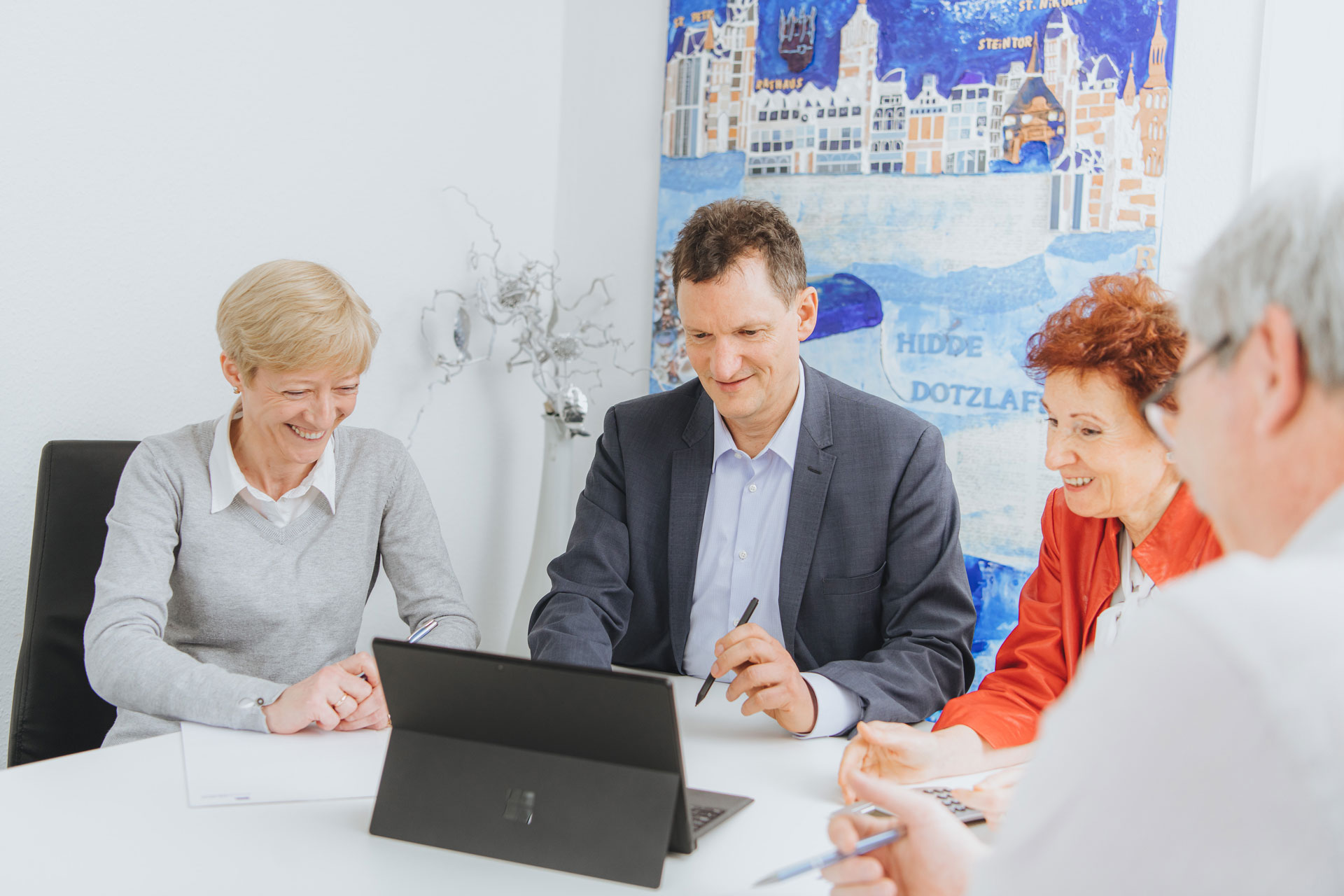 Konferenz und Absprachen